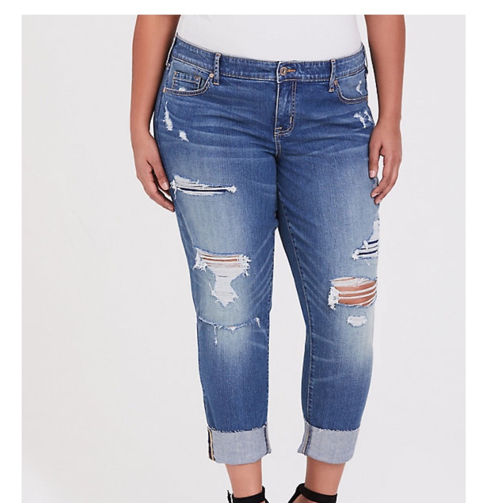 NWT Torrid Boyfriend Crop Jeans Size 20